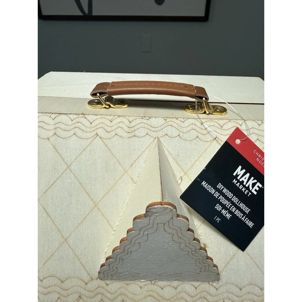 BRAND NEW W/TAGS Make Market DIY Christmas Wood Doll House